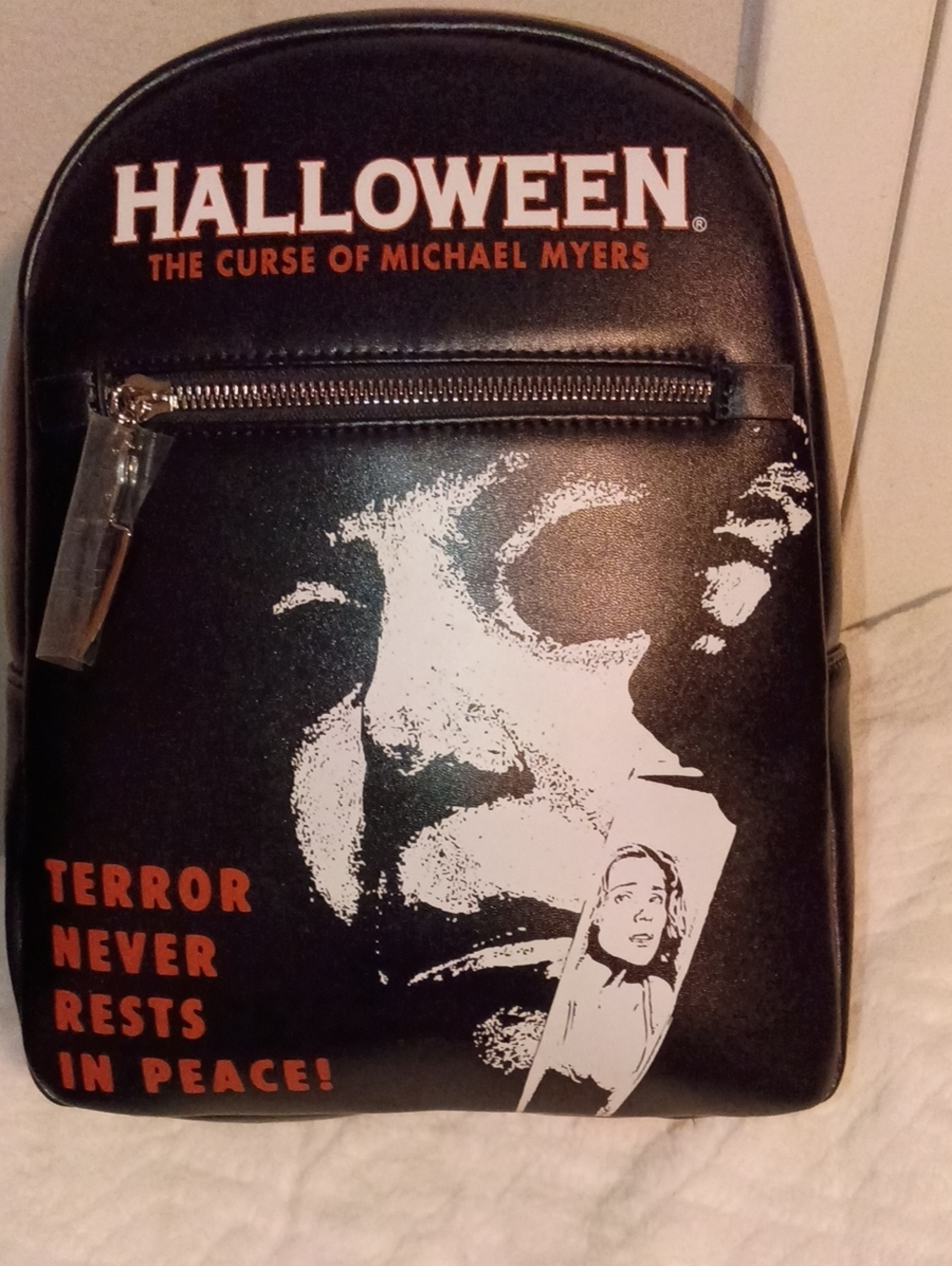 The Curse of Michael Myers HALLOWEEN Backpack Horror Bag Black